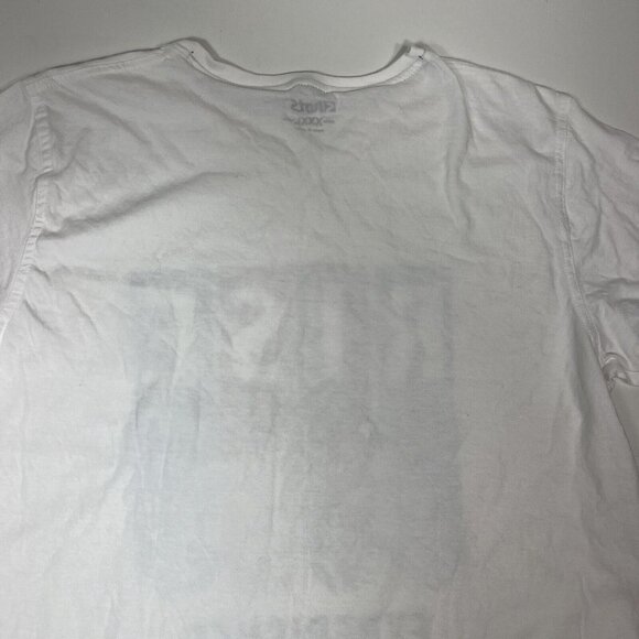 Shots Men T-shirt Men Size XXXL White Short Sleeve V-Neck Rise Summer Vibes 1978 - Picture 8 of 9